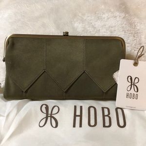 HOBO Lauren Wallet in Velvet Hide Suede